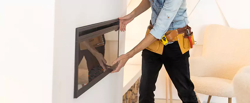 Metal Fireplace Installation in North Chicago, Illinois