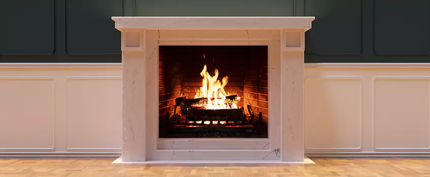 Open Flame Wood-Burning Fireplace Installation Services in North Chicago, Illinois