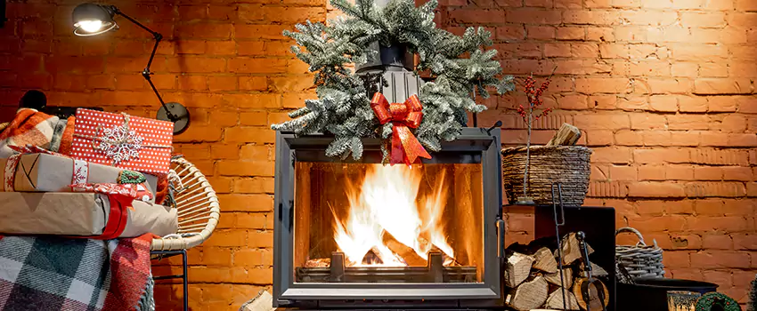 Travis Industries Linear Gas Fireplace Installation in North Chicago, Illinois