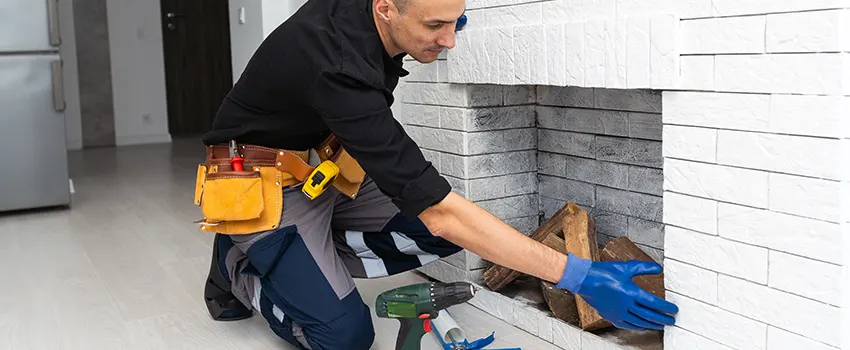 Fireplace Damaged Damper Frame Repair Services in North Chicago, Illinois