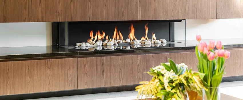 Double-height Fireplace Design Refurbishment in North Chicago, Illinois